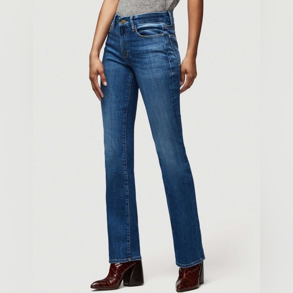 Frame Le Mini Boot in Indigo - Picture 1 of 6